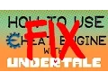 How To Use Cheat Engine With Undertale Fix