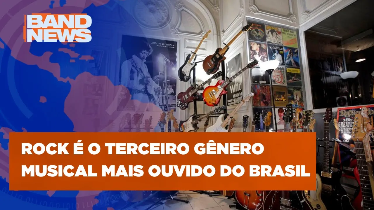 Rock é o terceiro gênero musical mais ouvido do Brasil | BandNews TV