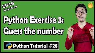 Guess the number Python Exercise 3 Python Tutorial