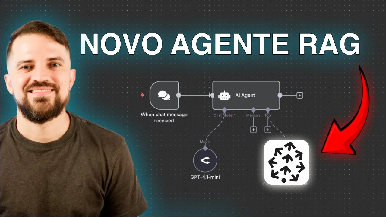O NOVO jeito mais FÁCIL de criar AGENTES RAG em 5 MINUTOS