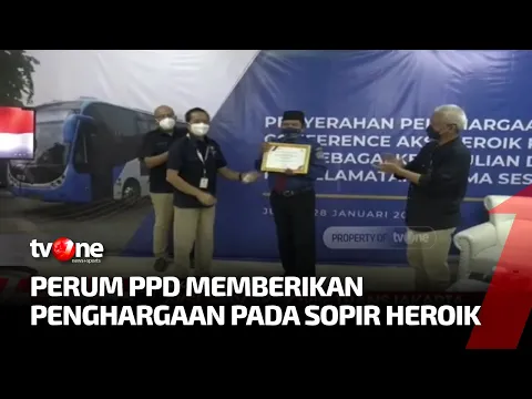 Berhasil Gagalkan Aksi Bunuh Diri, Sopir Transjakarta Diberi Apresiasi oleh Perum PPD