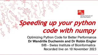 Optimizing Python Code for Better Performance - Speeding up your python code with numpy 4 of 8