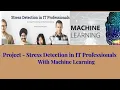Project - Stress Detection in IT Professionals with Machine Learning using different models charts