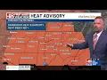 Isolated storms Wednesday with heavy rainfall and gusty winds