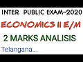 Intermediate Economics II 2 Marks TS Analysis