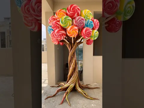 Lollipop Tree 🍭🌲😱 #mrteju #shorts #comedy #entertainment