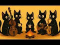 Download Lagu Black Cats Bonfire Jazz: Deep Bass Vibes for Work \u0026 Relax