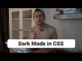 Implement dark mode in CSS