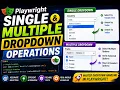 Playwright Tutorial 9 Handling Single and Multiple Dropdown in Playwright