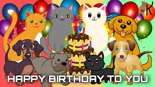 Download Anjing dan Kucing | Selamat Ulang Tahun part 3 [ Happy Birthday To You ] lagu anak | Kancaku MP3