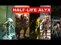 All types of ZOMBIES in Half Life Alyx