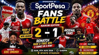 MAN U FANS WIN AGAIN! 😱🔥 2-1 vs ARSENAL FANS | REMATCH DRAMA at NYAYO STADIUM | ERIC OMONDI