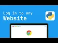 Log In To Any Website Automatically With Python 3 10 Using Selenium