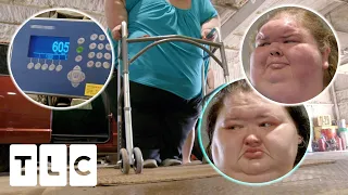 Amy Tammy Are So Overweight That They Have To Weigh Themselves At The Junkyard 1000-Lb Sisters