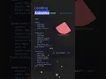 Bouncy Square Loading Animation using HTML CSS