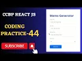 Meme Generator Coding Practice 44 REACT JS NxtWave CCBP 4 0