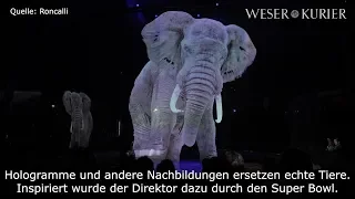 Hologramme statt Tiere: Circus Roncalli kommt wieder nach Bremen