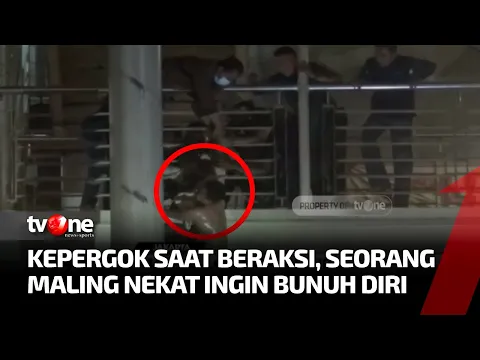 Kepergok Mencuri, Pelaku Mencoba Lompat Dari JPO