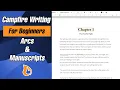 Campfire Writing For Beginners Arcs Manuscripts