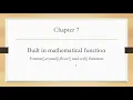 12th computer science-chapter7-built in mathematical functions part2