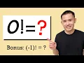 Why does zero factorial equal Reddit
