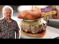 Guy Fieri Eats Mind-Blowing Bone Marrow Burger in NJ Diners Drive-Ins and Dives Food Network