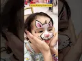 Animal face painting is easy for beginners