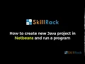 How to create new Java project in Netbeans and run a program
