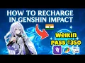 How to Recharge in Genshin Impact India 365 Welkin Pass with UPI