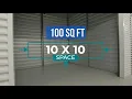 10x10 Storage Unit Size Information