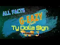 G - Eazy   All Facts (LYRICS)  ft  Ty Dolla $ign