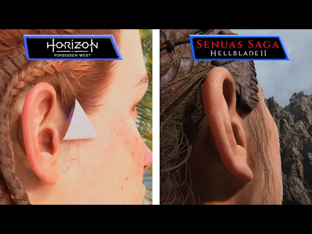 Hellblade 2 vs Horizon Forbidden West | Graphic Details Comparison | RTX 4080 Super Ultra Settings