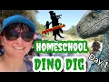 Day 1 Veritas Homeschool Dinosaur Track Excavation Glen Rose Texas Mombierella