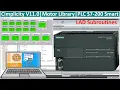 PLC S7-200 Smart connect with Proficy Cimplicity SCADA Class Objects full tutorial Motors control
