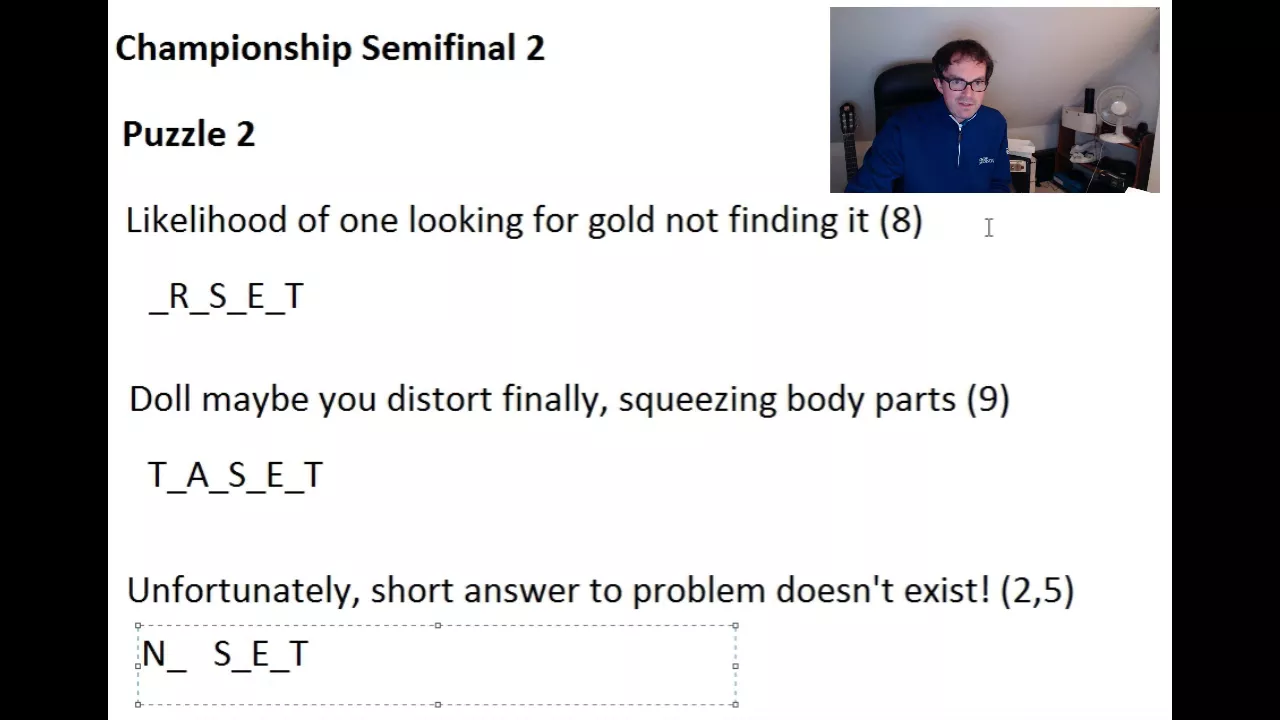 The Times Crossword Championship: Best Clues part 2