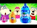 LIVE Big Medium and Small Plate Challenge Learn Healthy Habits Wolfoo Channel Kids Cartoon
