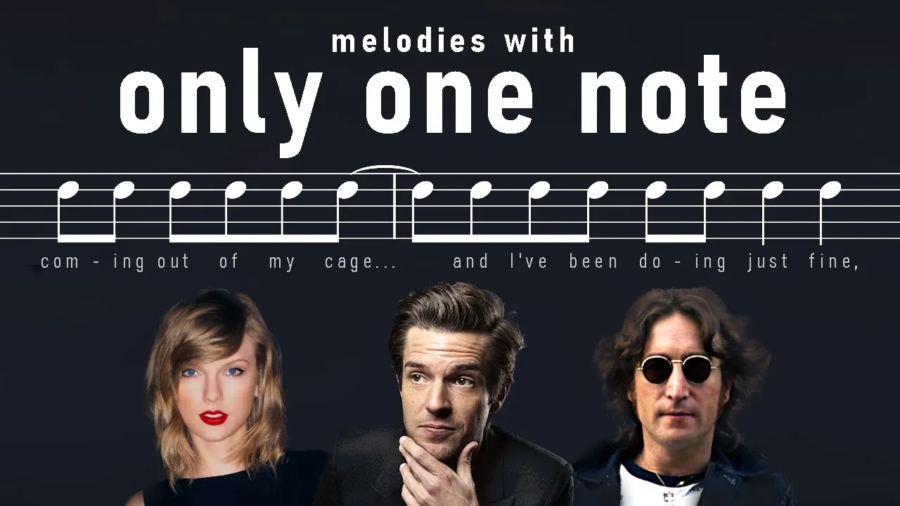 Songs with One Note Melodies Songs with One Note Melodies