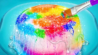 🌈 Expériences amusantes avec des liquides colorés ! 🧪