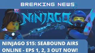 ninjago season 15 episodes 1 2 3 released in french breaking lego ninjago seabound news