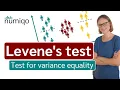 Levene s test Test for variance equality