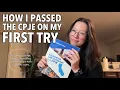 How I Passed the CPJE Exam on my First Try Advice Study Tips