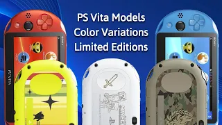 PS VITA Models Color Variations and Limited Editions