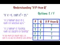 Understanding If P then Q