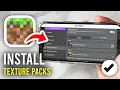 How To Install Texture Packs In Minecraft PE Mobile - Full Guide