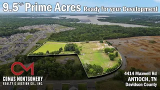 Nashville s Next Big Opportunity Prime 9 5 - Acre Development Tract in Antioch