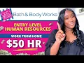 BATH AND BODY WORKS Work From Home Entry Level Work From Home Jobs