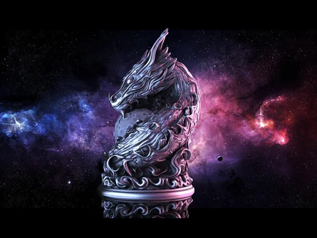 Moon Dragon bust - (Pre-Supported) video thumbnail