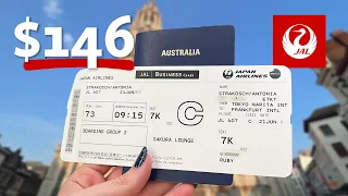 The cheapest business class flight from Australia to Europe using Qantas points