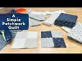 Let s Make a Simple Beginner Patchwork Quilt Fat Quarter Pattern