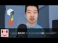 How to use shell script to automate git operations
